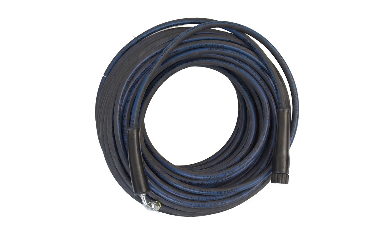 HD-Schlauchleitung - DN8 - L=50 m - PN400 M22x1,5 - DKR90 G3/8